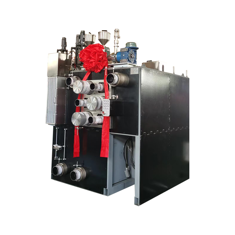 Machine à filer à fusion pilote à trois composants