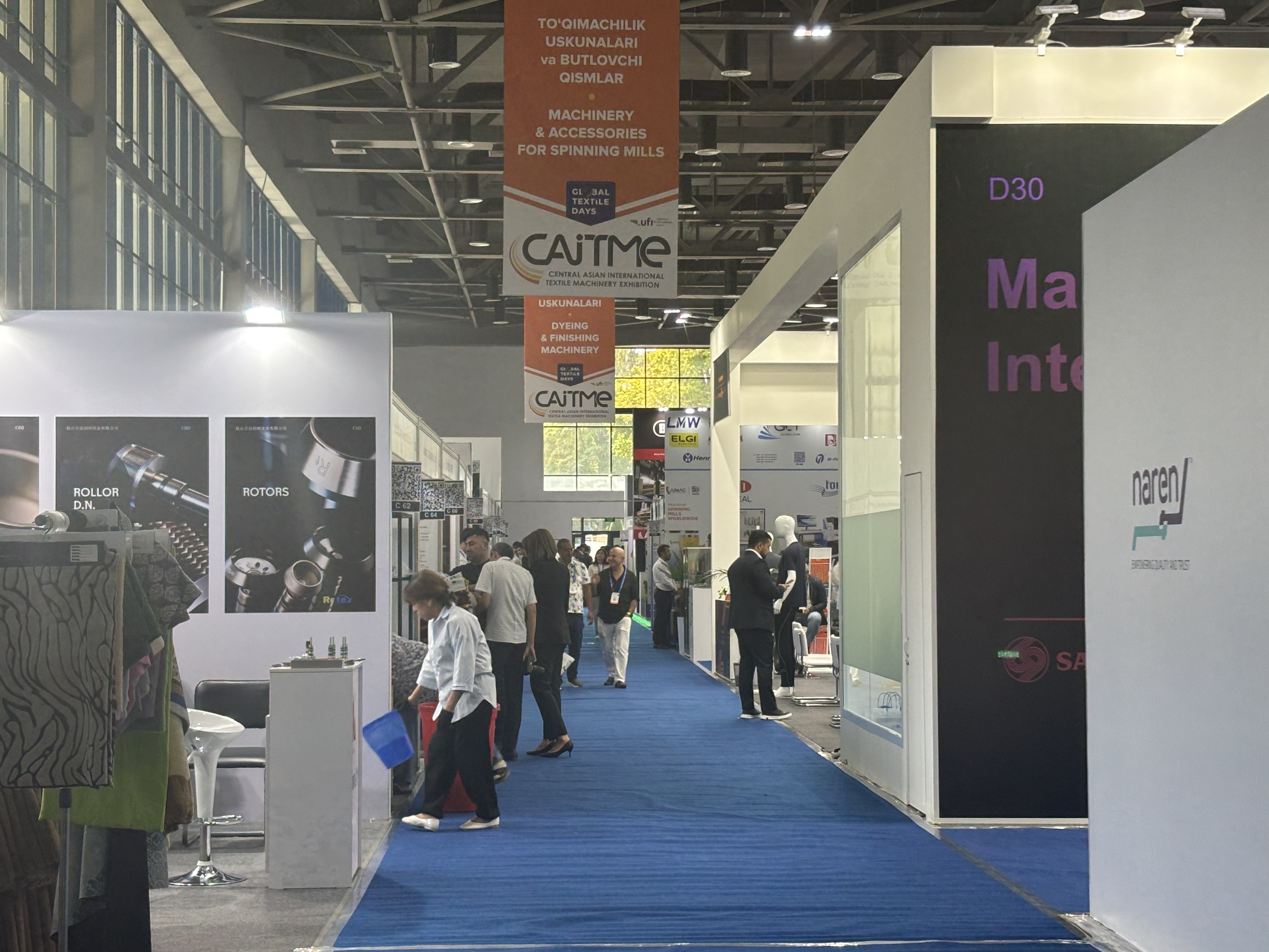 Jiaxing Shengbang présente une technologie innovante de filage par fusion au CAITME 2025 à Tachkent